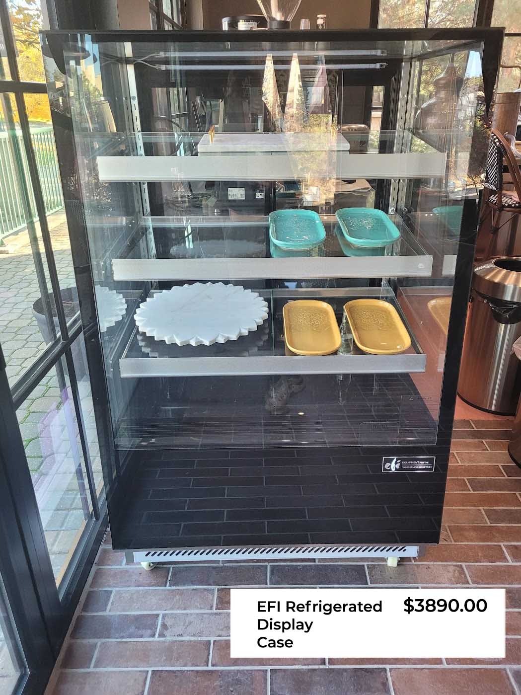 efi refrigerated bakery display case