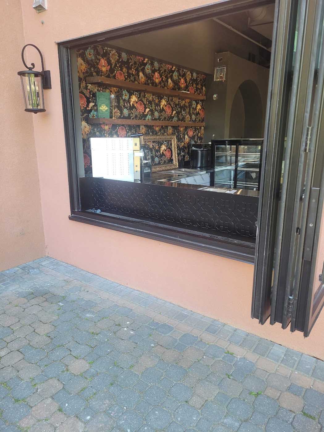 open to patio window